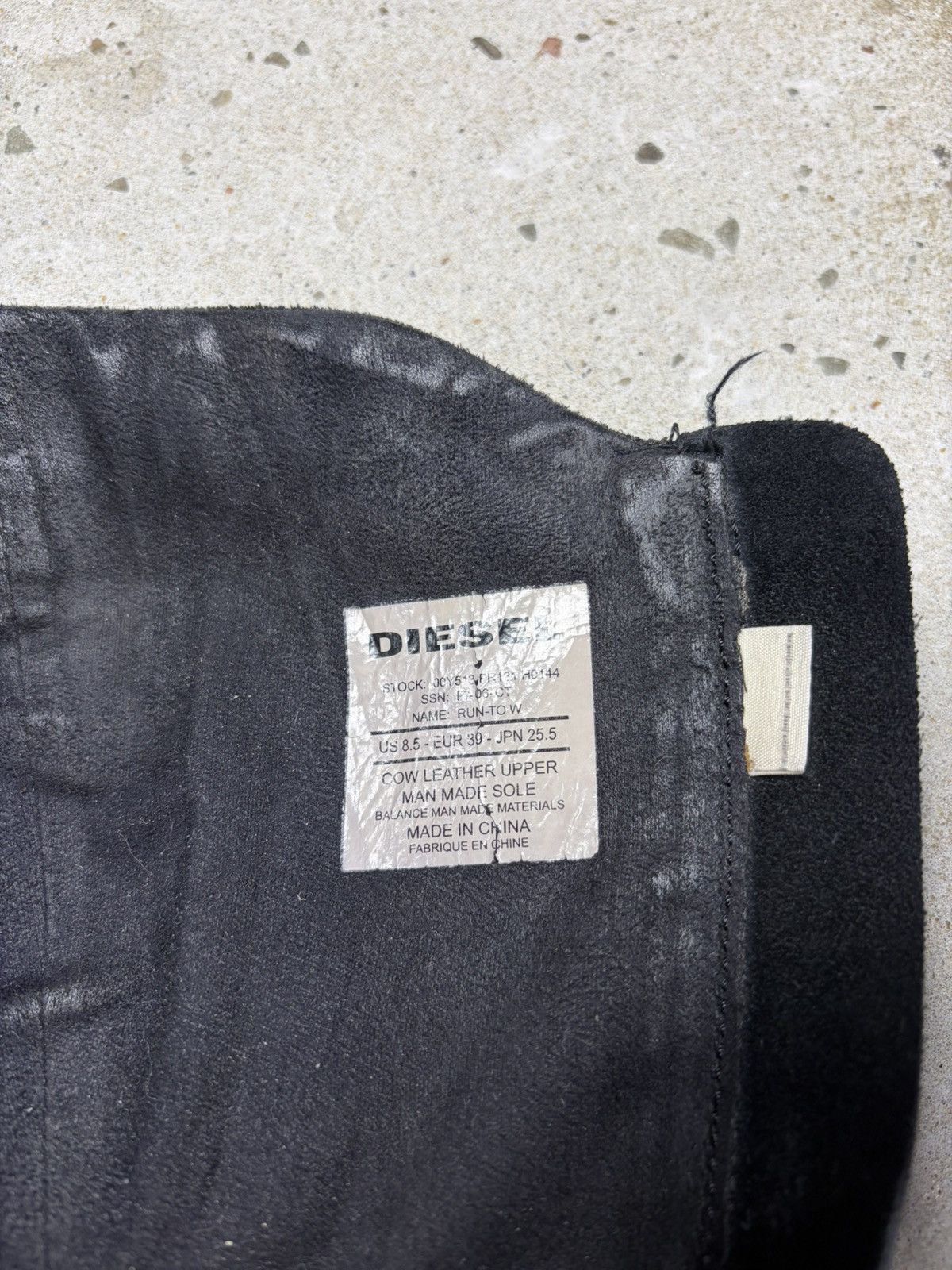 Diesel Vintage 2000s Diesel Black Cow Leather Archive Moto Boots Size US 8.5 / IT 38.5 - 10 Thumbnail