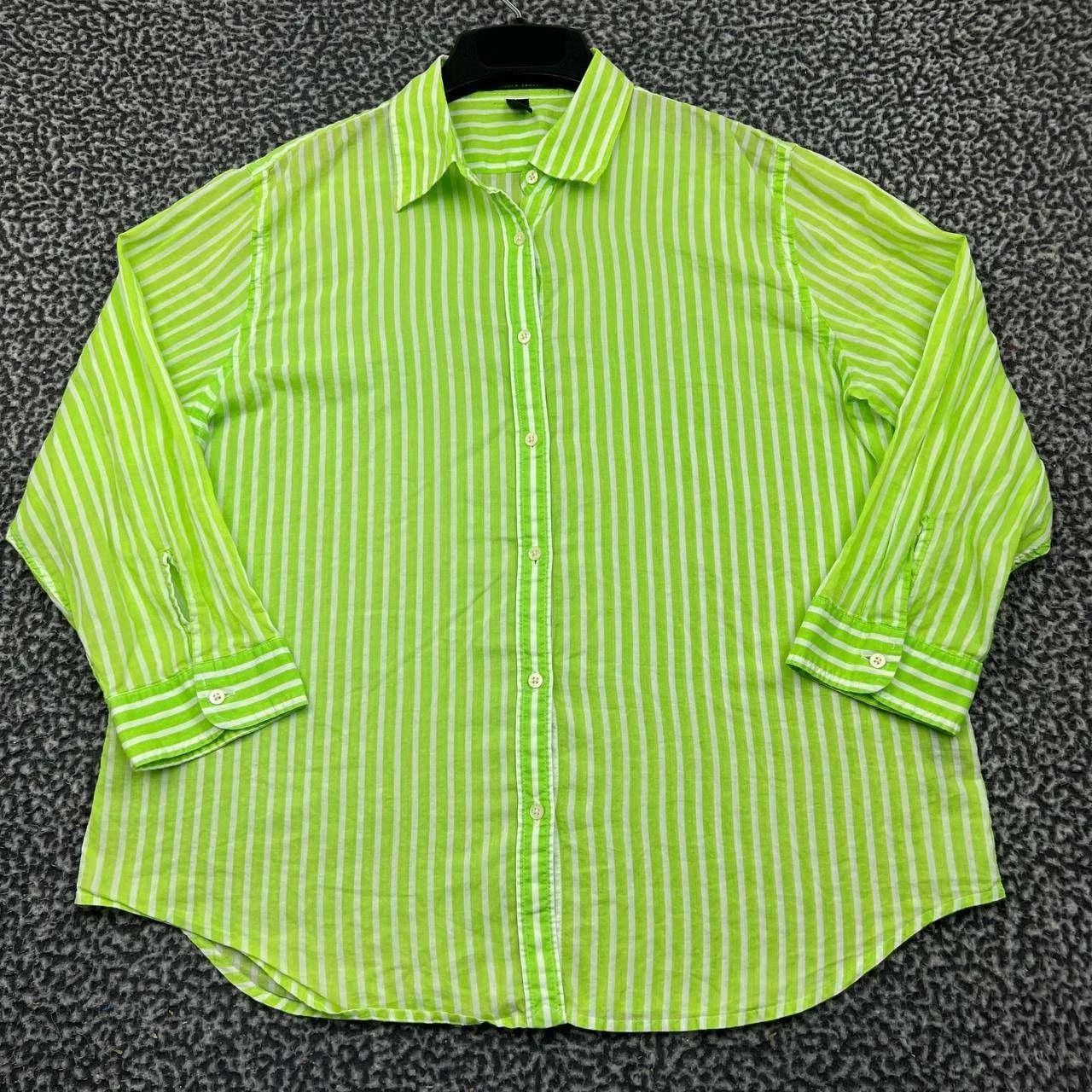 Lauren Ralph Lauren Lauren Ralph Lauren Button Up Shirt Men XL Striped Cotton Size US XL / EU 56 / 4 - 1 Thumbnail