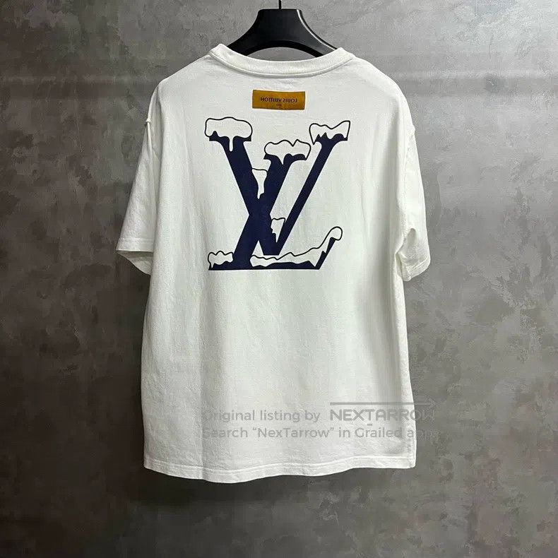 Louis Vuitton Louis Vuitton size 4l White Logo monogram printed short sle Size US M / EU 48-50 / 2 - 5 Thumbnail