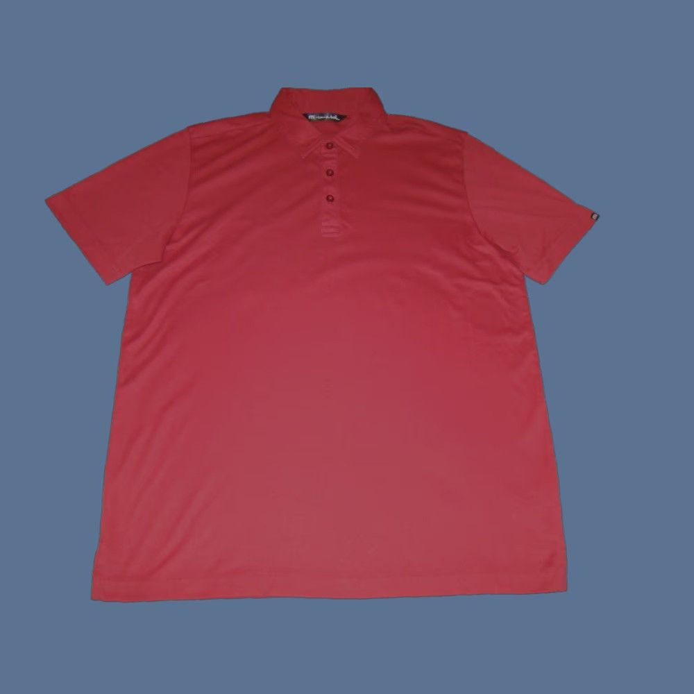 TravisMathew Travis Mathew Men Polo Shirt L Red Golf Shirt (Polos) Size US L / EU 52-54 / 3 - 1 Thumbnail