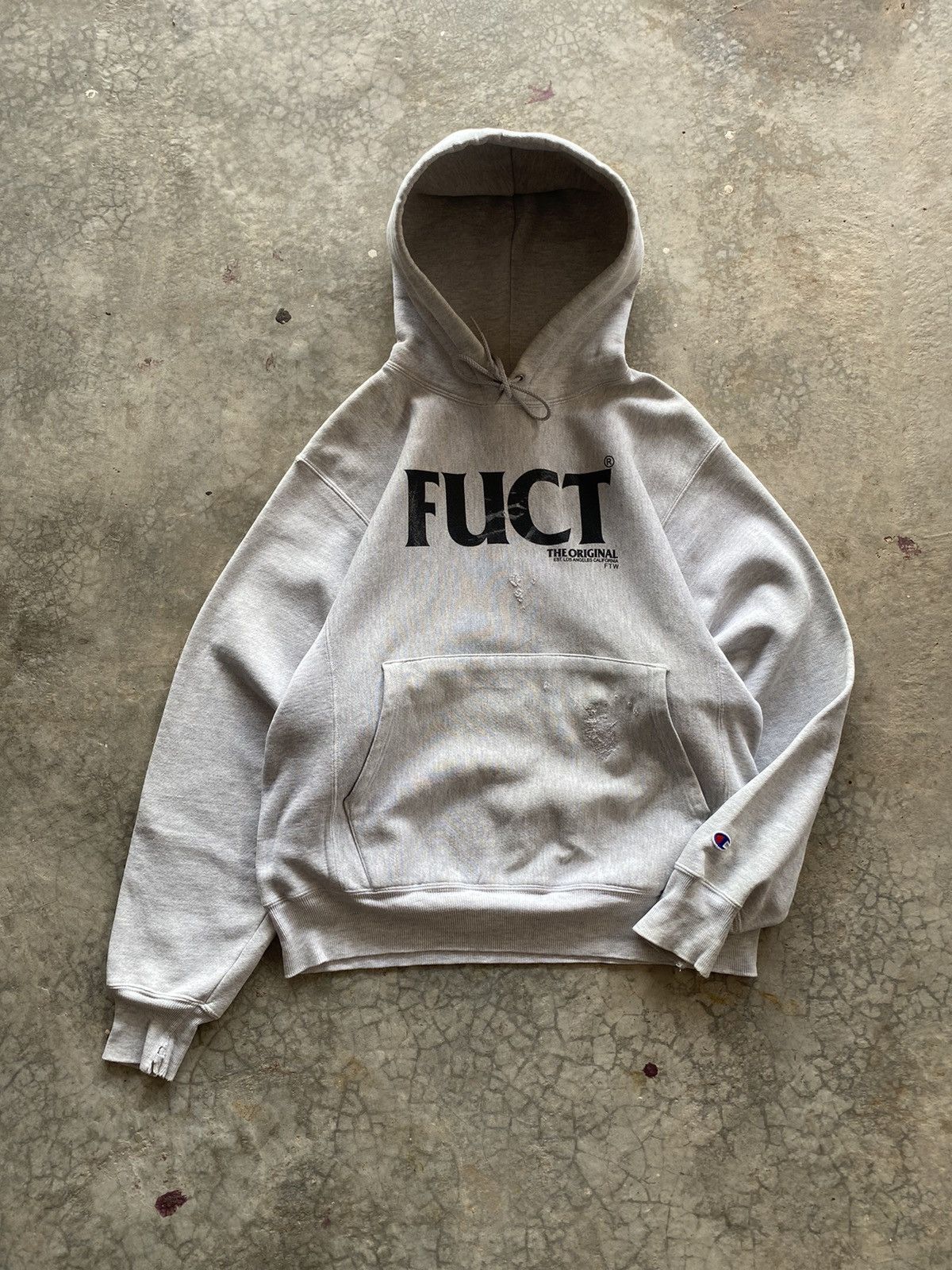 Fuct champion hoodie sale