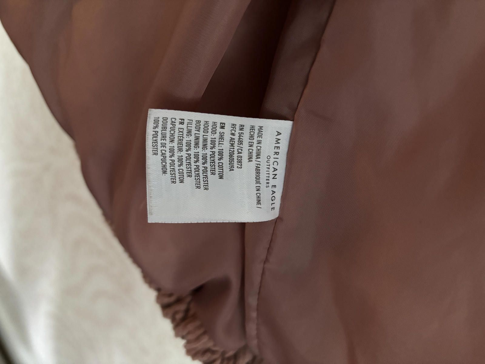 American Eagle Outfitters Dusty Rose American Eagle Corduroy Puffer Jacket M Size M / US 6-8 / IT 42-44 - 8 Thumbnail