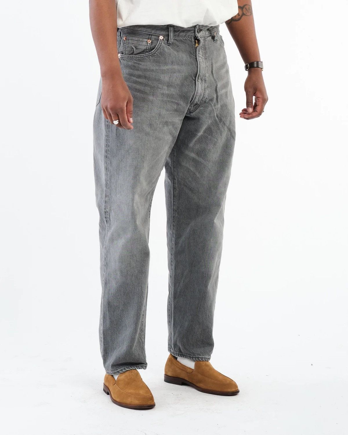 Kaptain Sunshine 5P Jeans Black Vintage Wash
