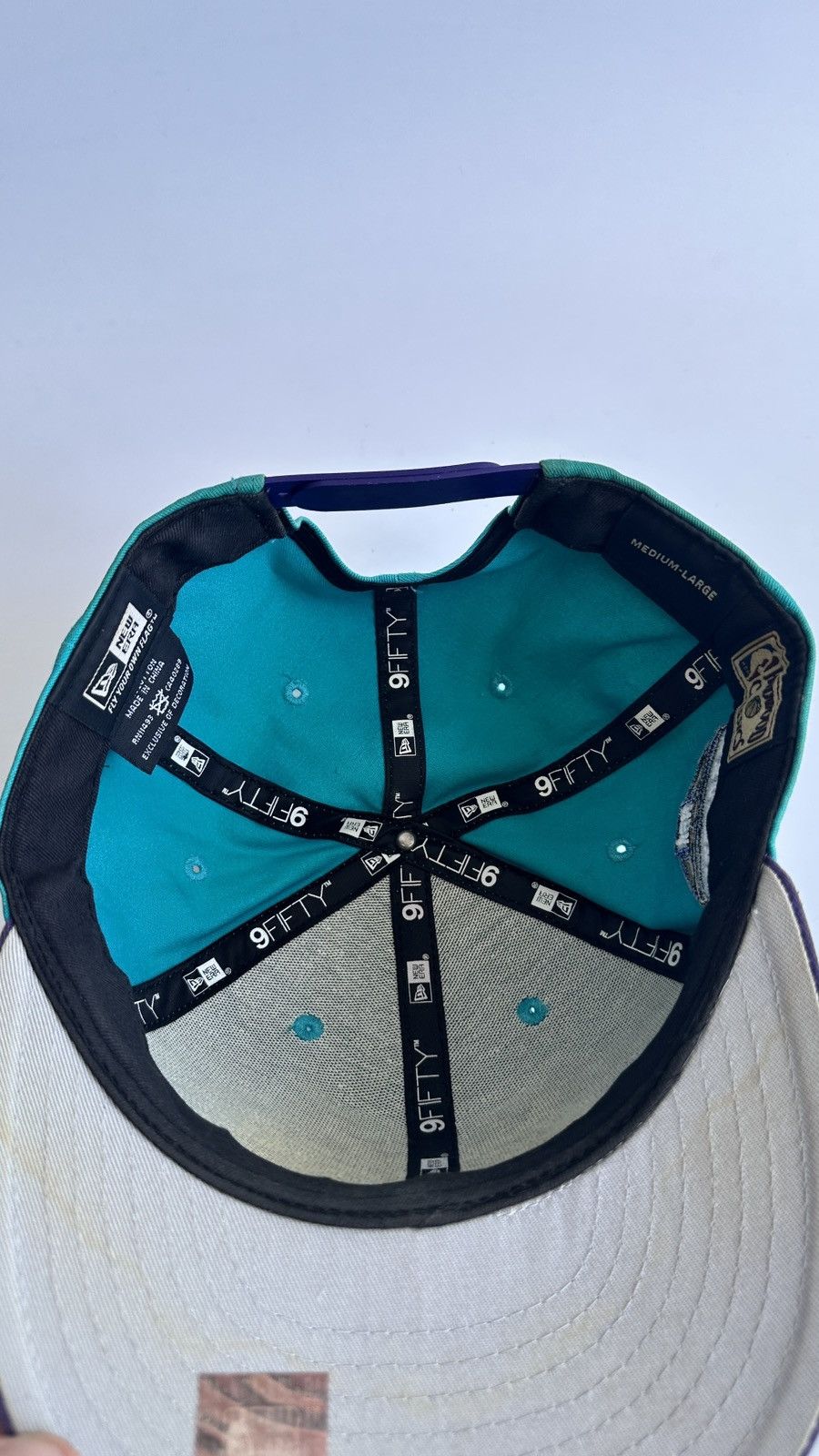 New Era ⁠New Era 9FIFTY Charlotte Hornets Snapback Hat NBA Cap M/L⁠ Size ONE SIZE - 10 Thumbnail