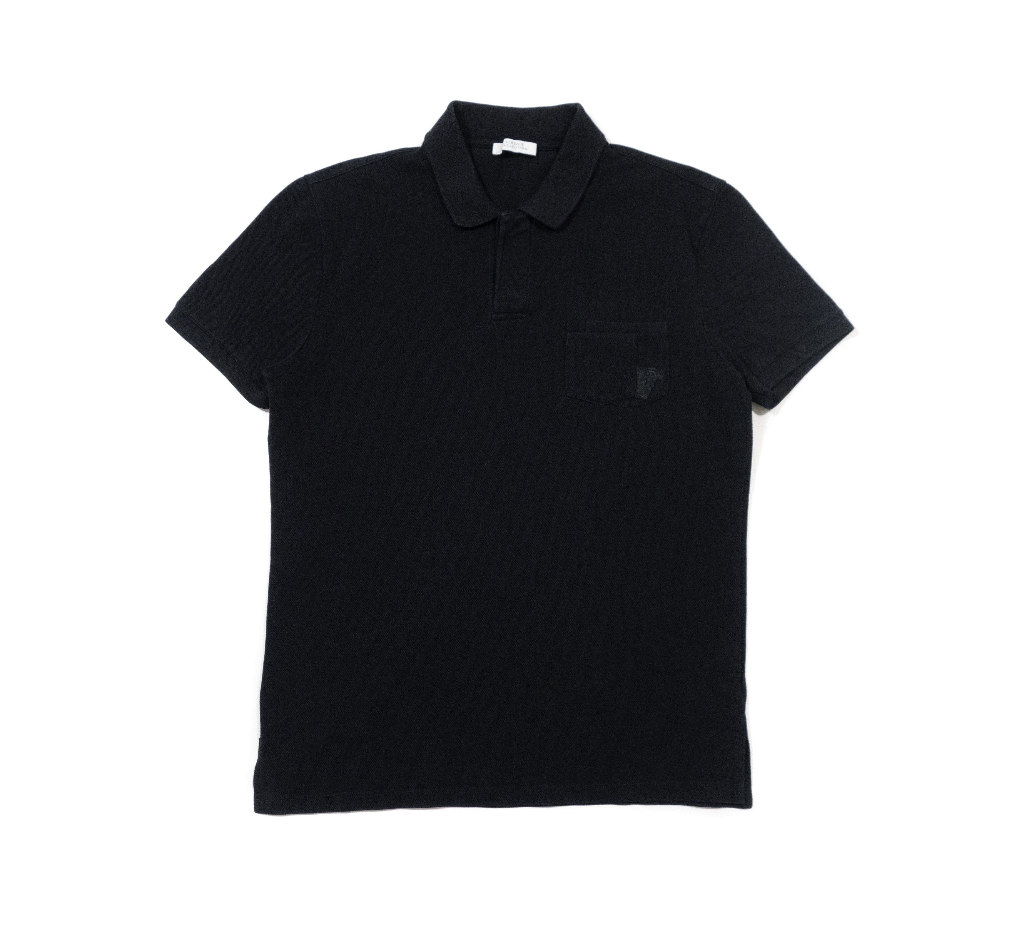 Versace Collection Medusa Logo Patch Double Pocket Polo Shirt Size US L / EU 52-54 / 3 - 1 Thumbnail