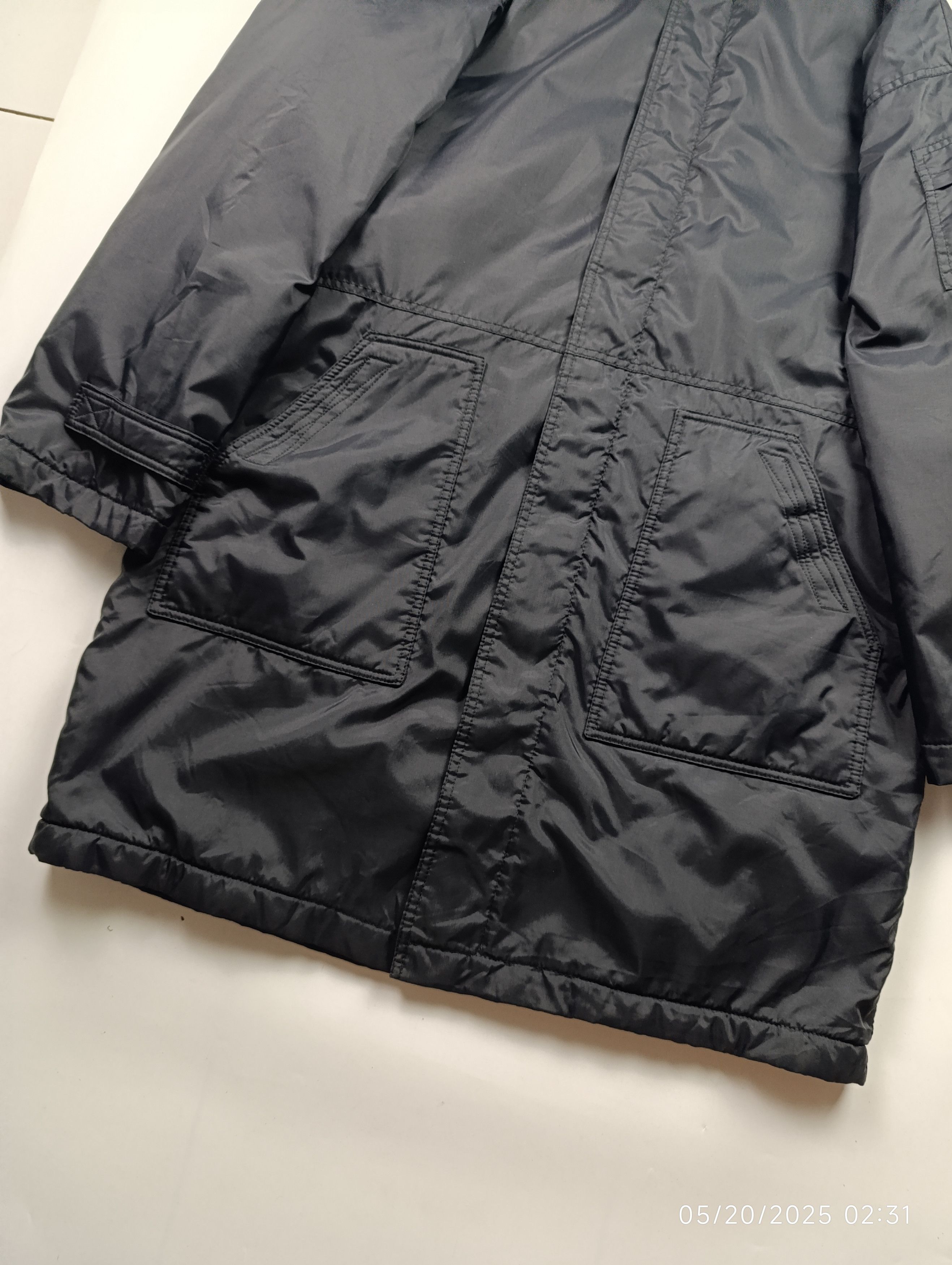 Dolce & Gabbana DOLCE AND GABBANA NYLON LONG JACKET DETACHABLE POCKET Size US L / EU 52-54 / 3 - 3 Thumbnail