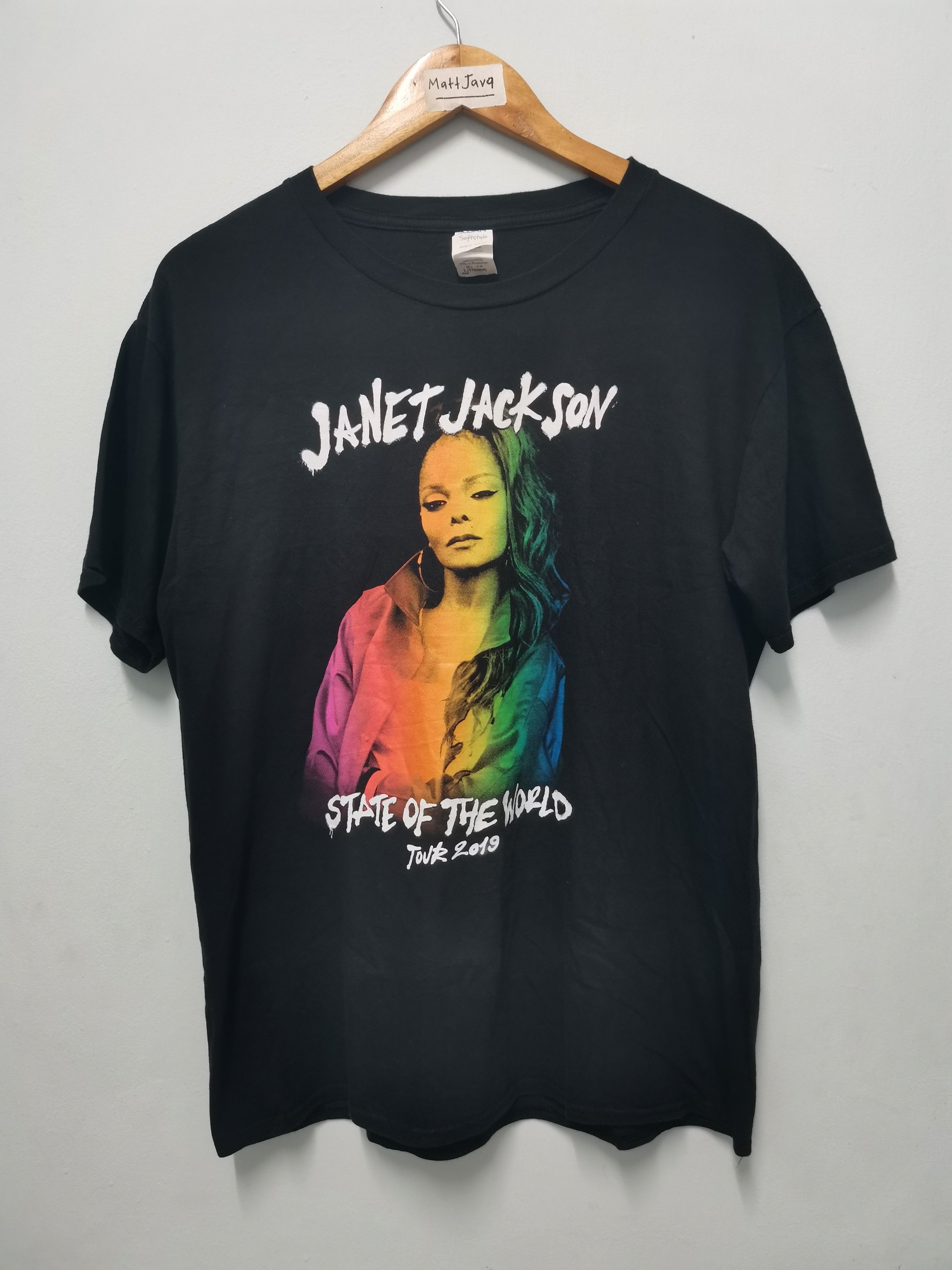 Band Tees Janet Jackson Tour 2019 Japan Tee State Of The World Size US L / EU 52-54 / 3 - 2 Thumbnail