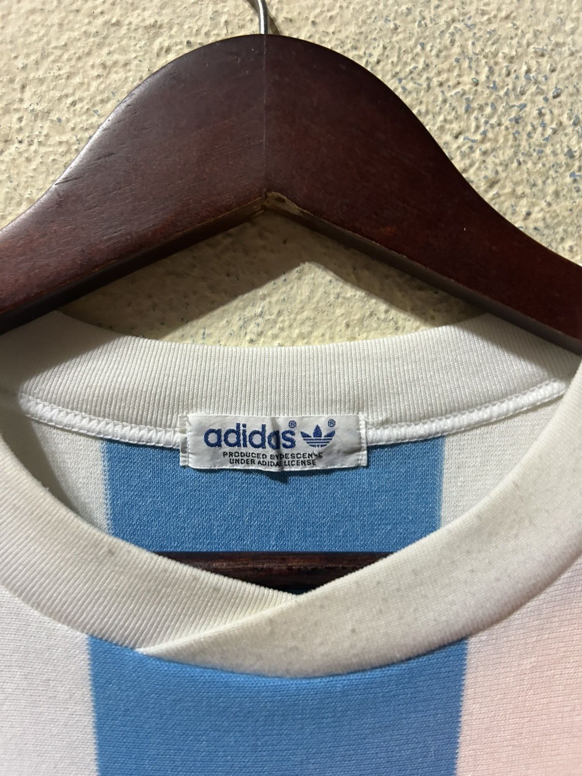 Adidas Vintage 80’s Adidas Argentina Jersey Size US M / EU 48-50 / 2 - 8 Thumbnail