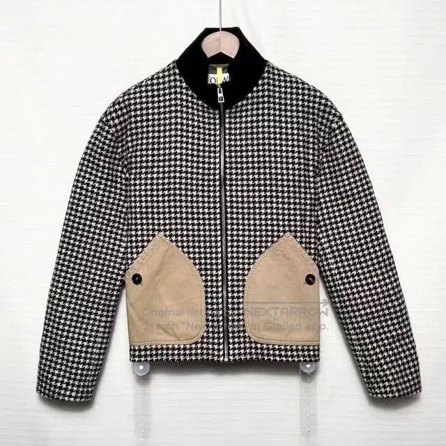 Loewe Loewe Houndstooth Cotton Jacket. Size US S / EU 44-46 / 1 - 1 Thumbnail
