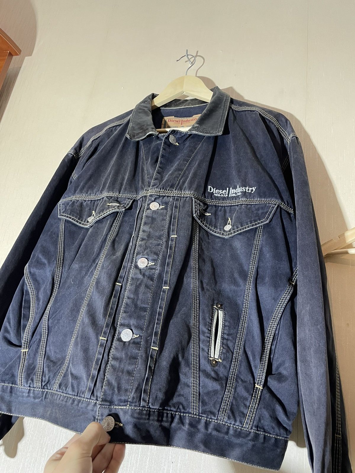Diesel × Vintage Diesel vintage y2k jacket 00s Size US L / EU 52-54 / 3 - 16 Thumbnail