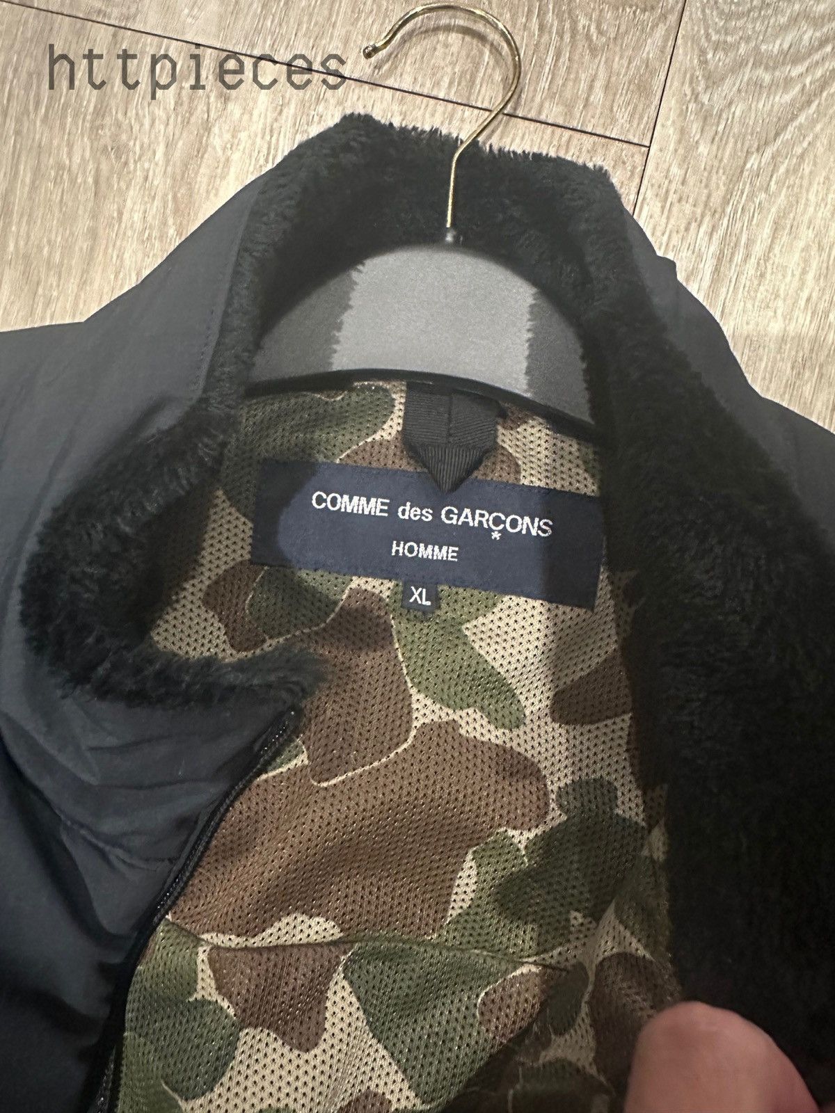 Comme des Garcons Homme Comme Des Garcons Homme Sherpa Jacket Size US XL / EU 56 / 4 - 4 Thumbnail