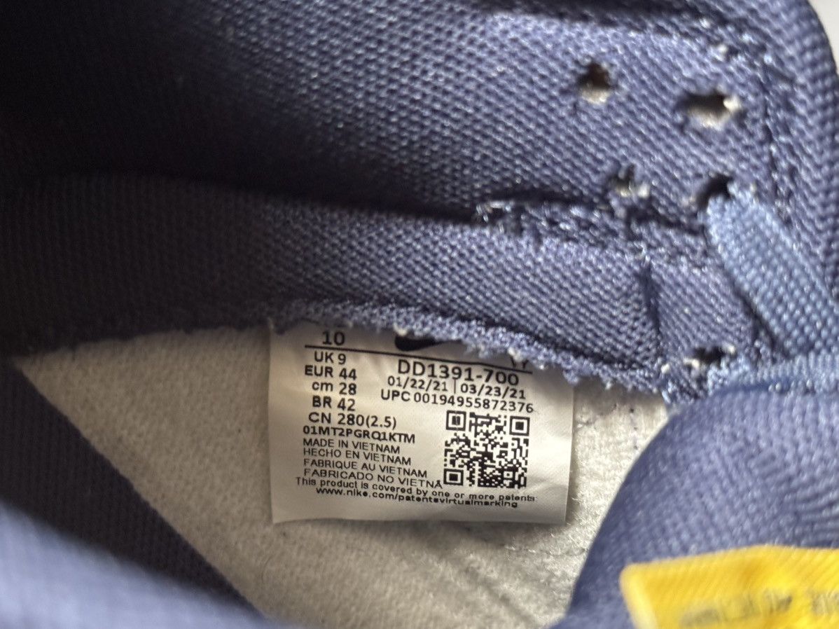 Nike Nike Dunk Low Michigan Size US 10 / EU 43 - 7 Thumbnail