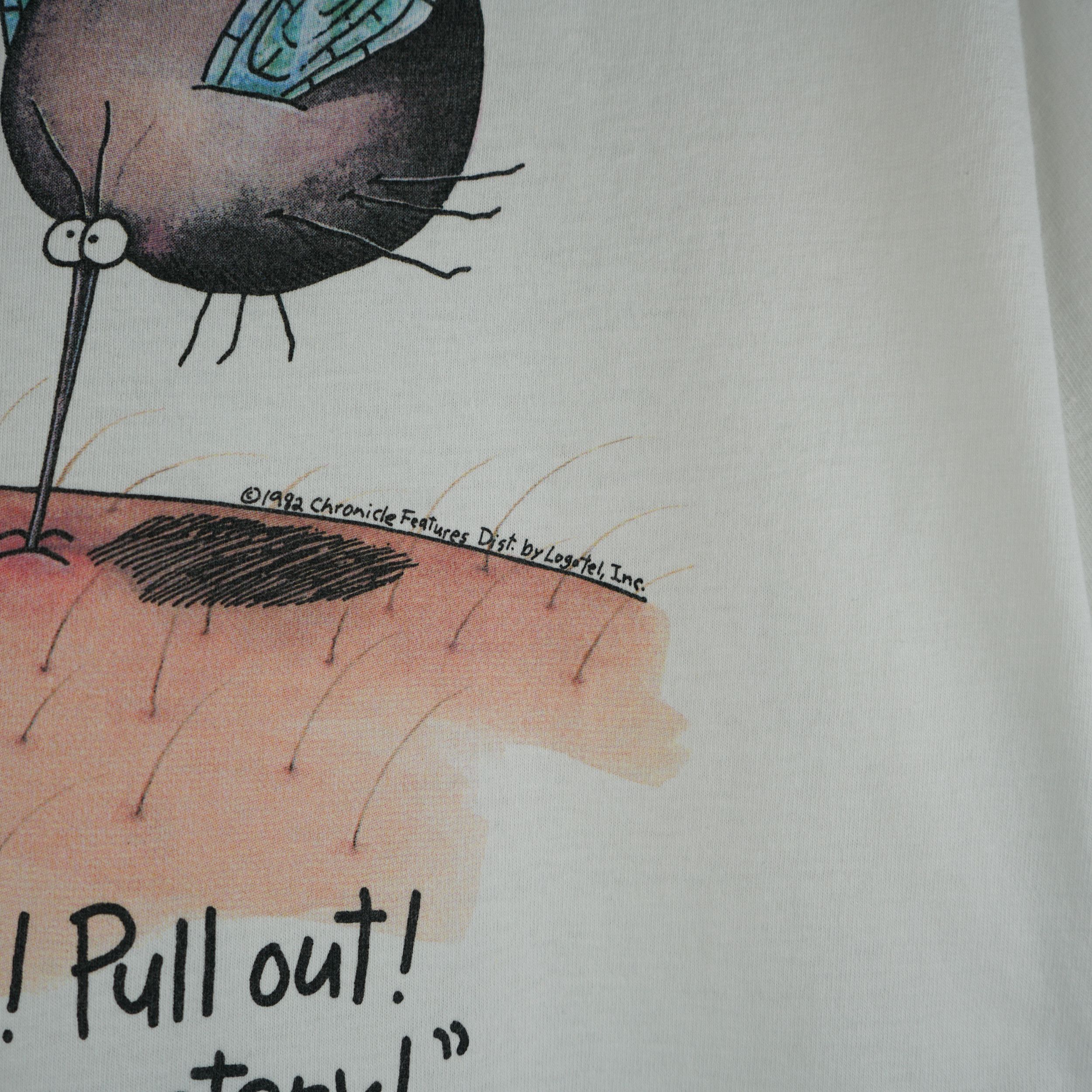 Vintage Vintage 1982 The Far Side Mosquitos T-Shirt Size US L / EU 52-54 / 3 - 3 Thumbnail