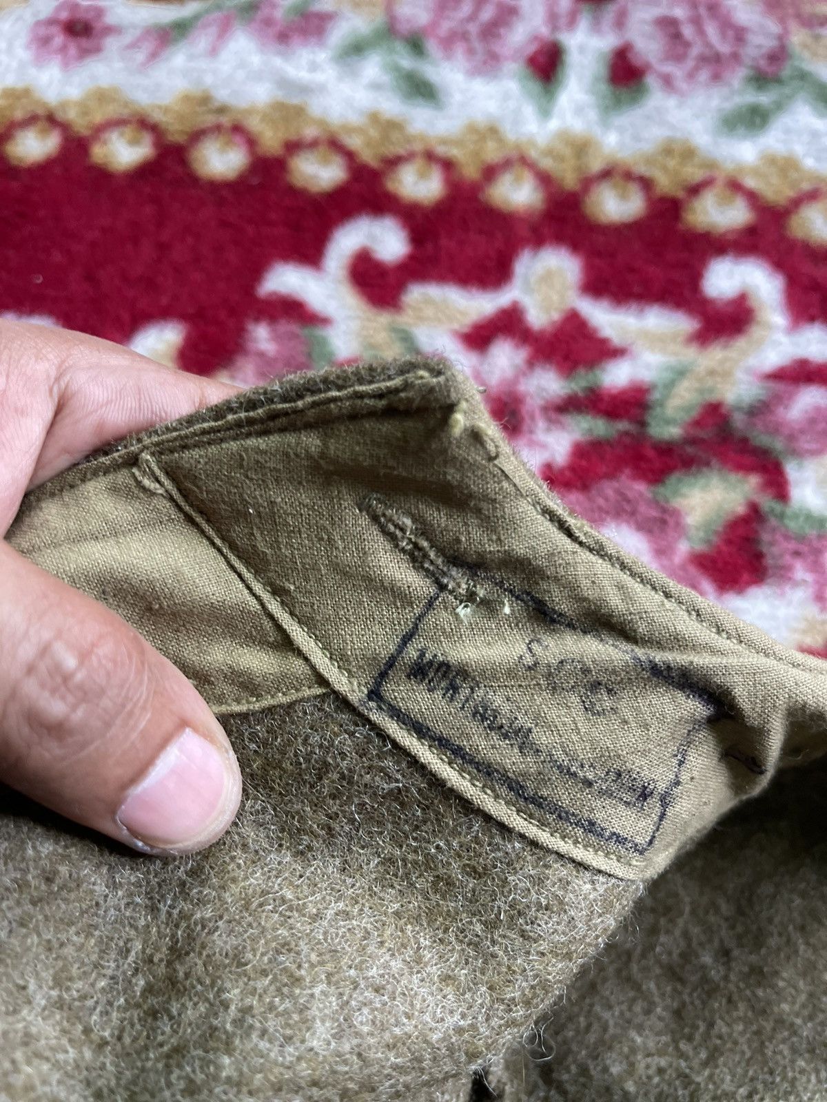 Vintage 🔥RARE🔥True Vtg Us Army Military Wool Cloaks Capes Oversize Size US L / EU 52-54 / 3 - 3 Thumbnail