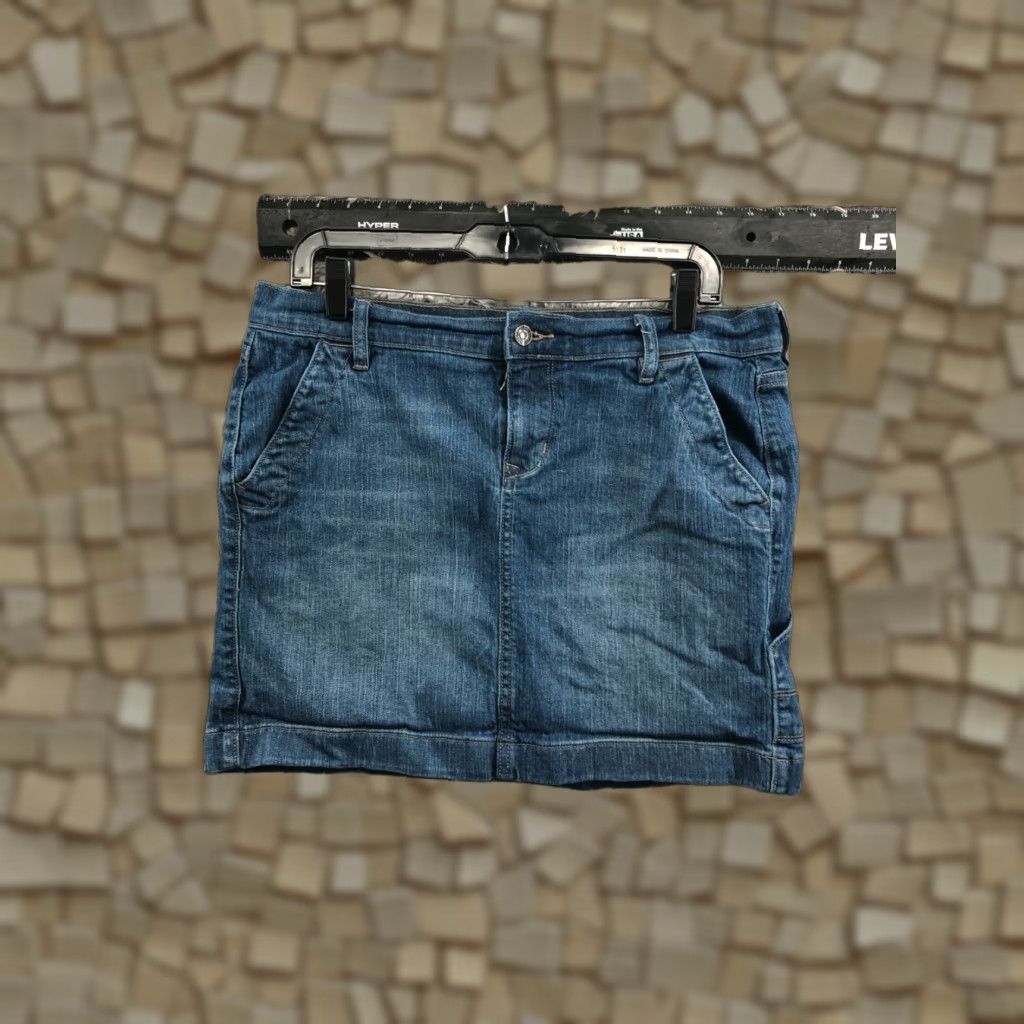 Old Navy Old Navy Denim Mini Midi Skirt Womens Size 10 Blue Jean Size 32" / US 10 / IT 46 - 1 Thumbnail