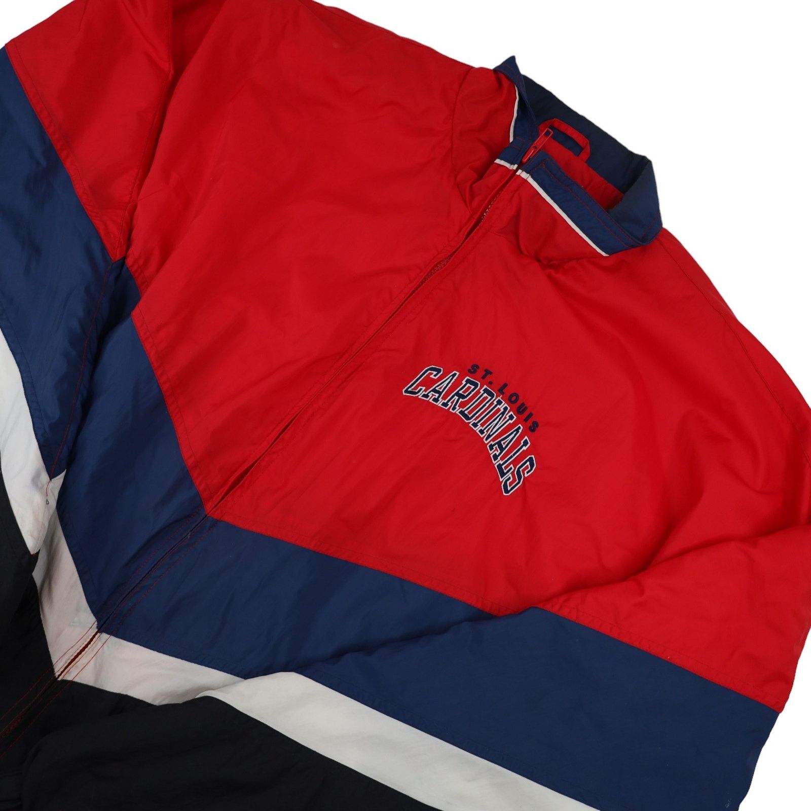 MLB × Starter × Vintage VTG Starter St. Louis Cardinals All Sewn Windbreaker Jacket Size US XXL / EU 58 / 5 - 2 Thumbnail
