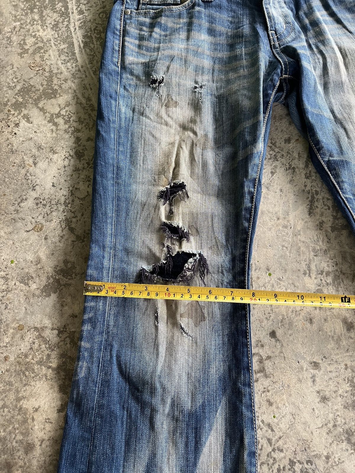If Six Was Nine × Japanese Brand × Vanquish Flare Vanquish Denim Tornado Mart Inspired Size US 33 - 8 Thumbnail
