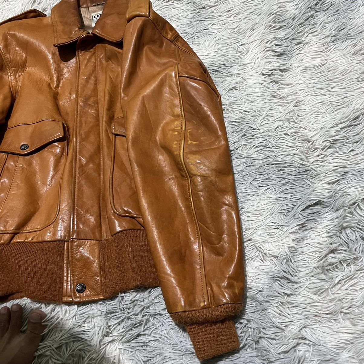 Other A2 Vintage Genuine Leather Jacket Size US M / EU 48-50 / 2 - 11 Thumbnail