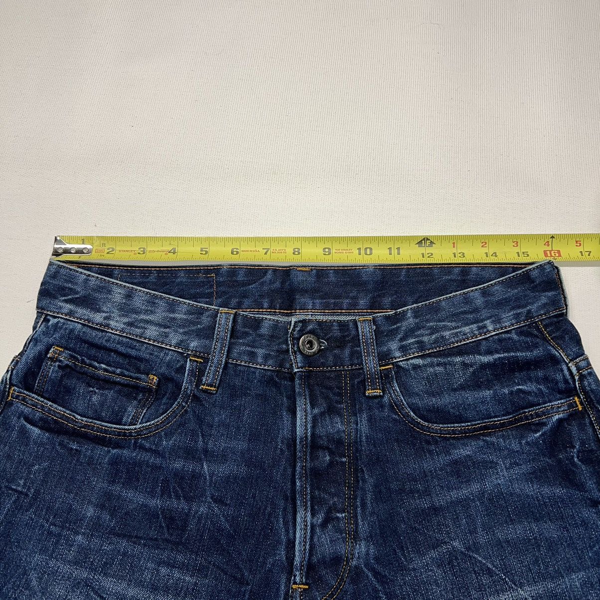 G-Star G Star Raw Jeans Shorts Blue 3301 Tapered Denim Faded Washed Size US 30 / EU 46 - 17 Thumbnail