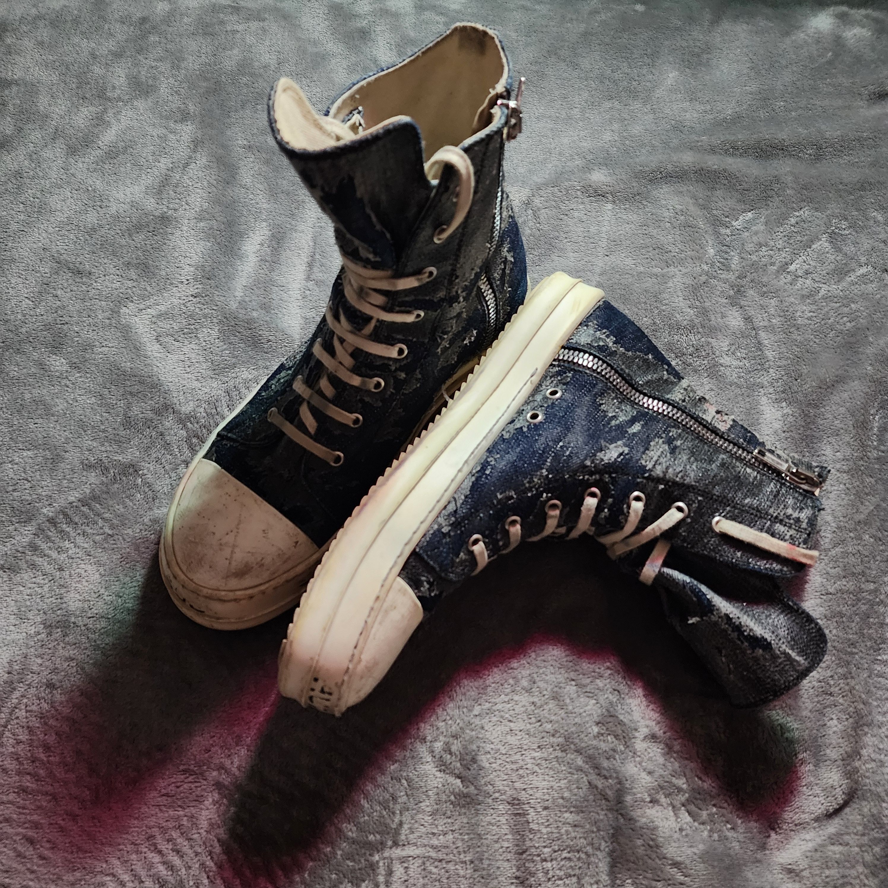 Rick Owens Drkshdw Rick Owens "SUB-HUMAN" Ramones Size US 11 / EU 44 - 5 Thumbnail