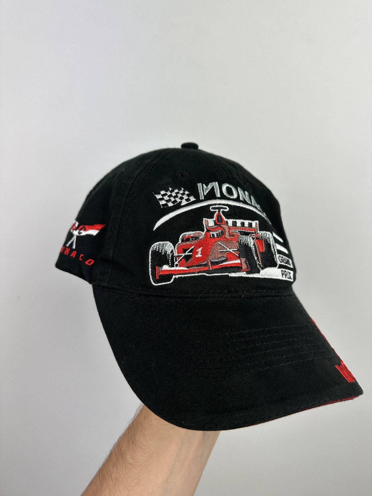 Formula 1 × Vintage 🏎️Vintage Grand Prix Monaco Racing Cap F1 NASKAR Size ONE SIZE - 5 Thumbnail