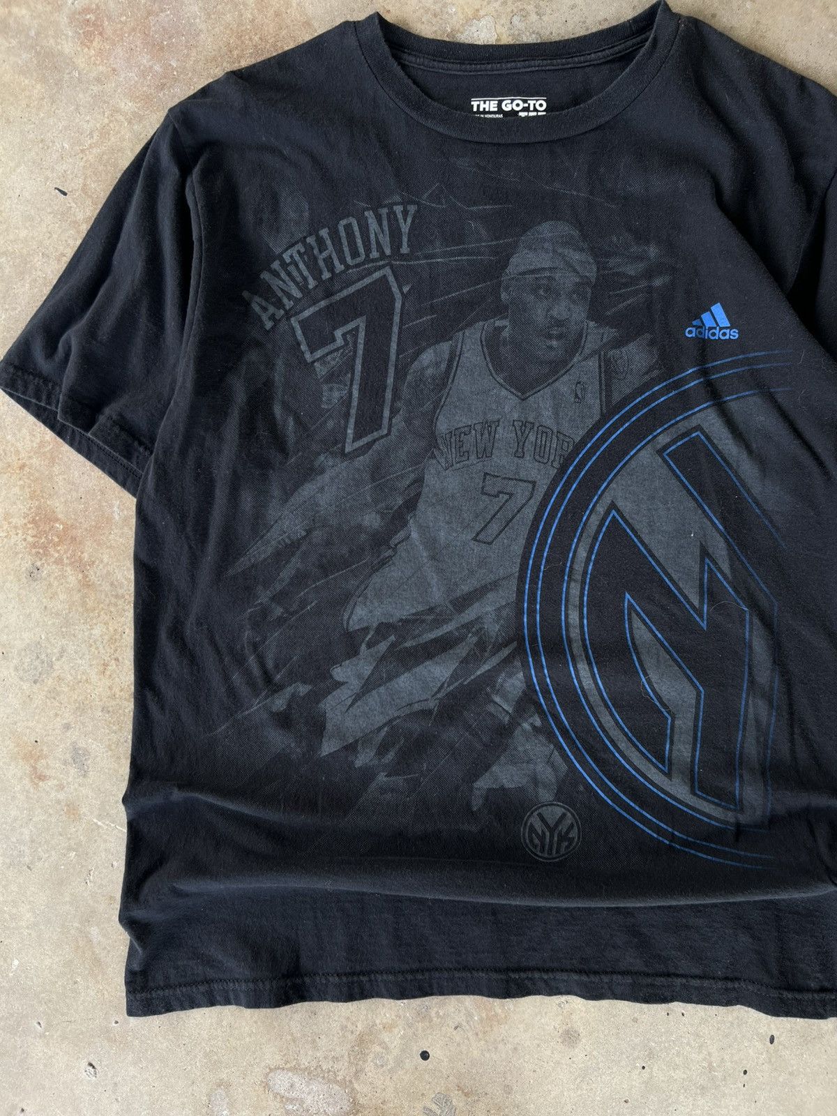 Starter Vintage Adidas NBA Carmelo Anthony New York Knicks T Shirt Size US L / EU 52-54 / 3 - 1 Thumbnail