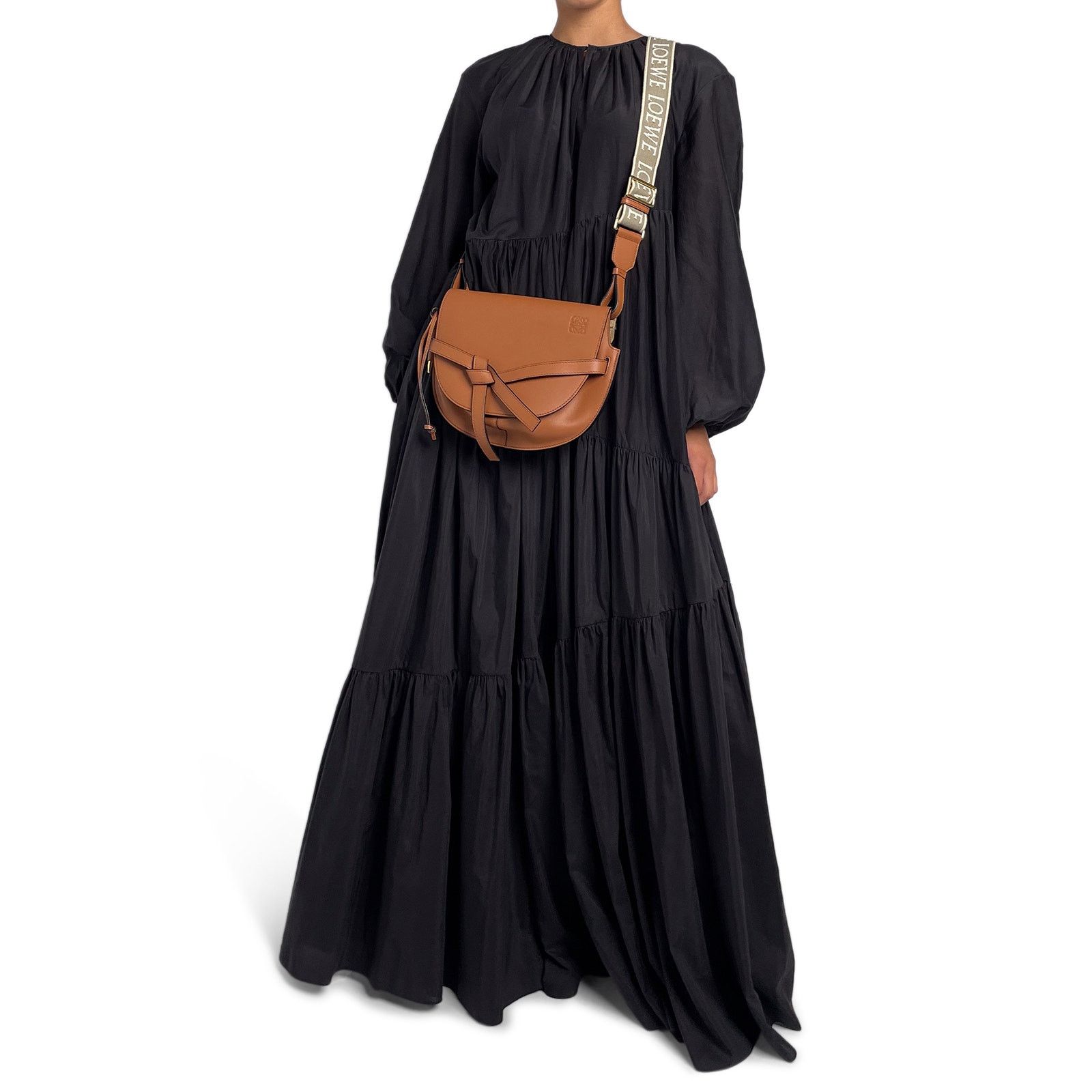 Loewe Small Gate Dual bag in soft calfskin and jacquard Size ONE SIZE - 2 Thumbnail