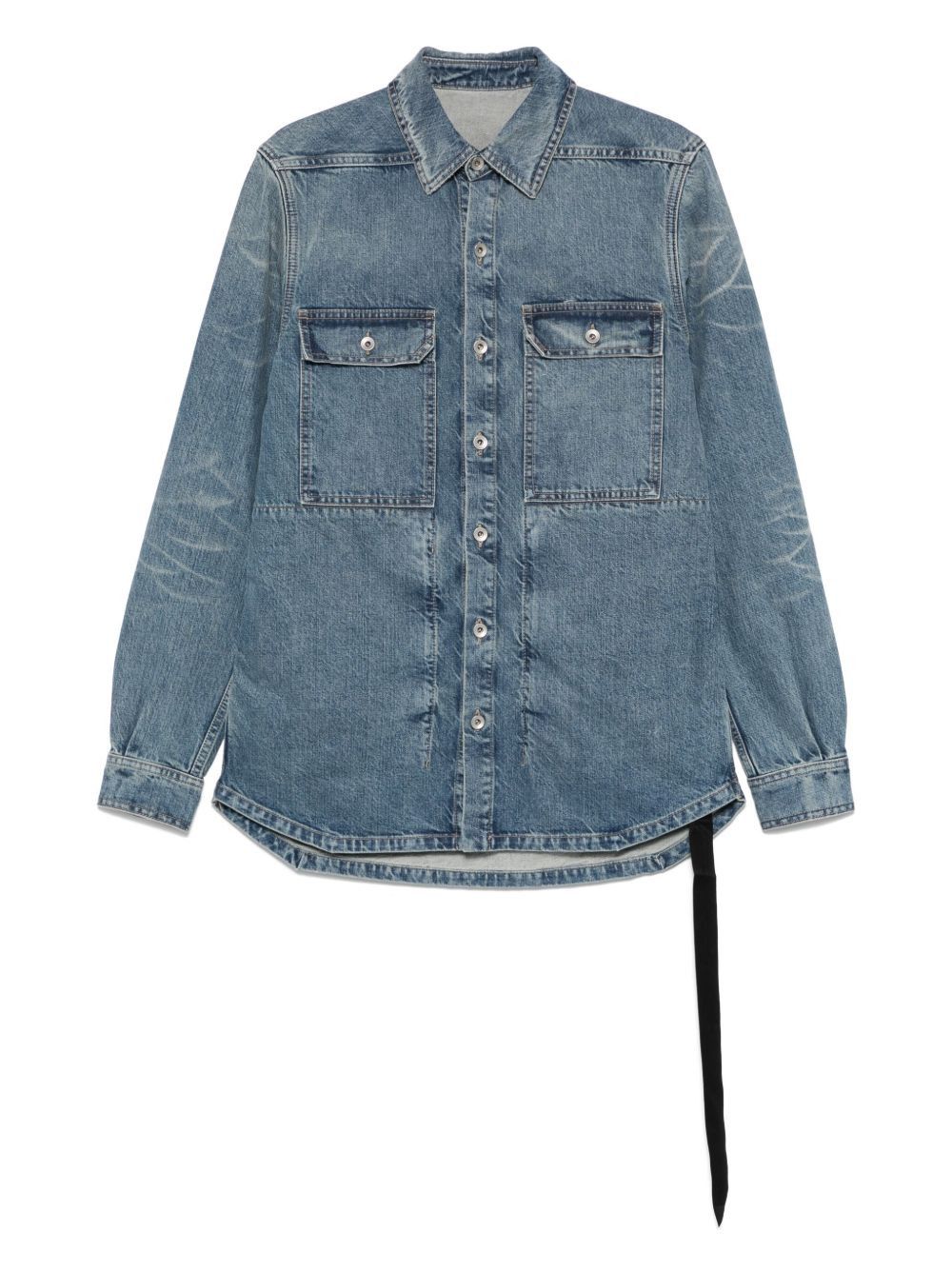 Rick Owens Drkshdw DENIM OVERSHIRT Size XS / US 0-2 / IT 36-38 - 1 Thumbnail