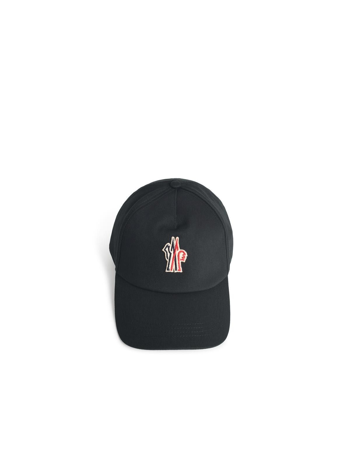 Moncler Grenoble MONCLER GRENOBLE Black Cotton Cap Size ONE SIZE - 1 Thumbnail