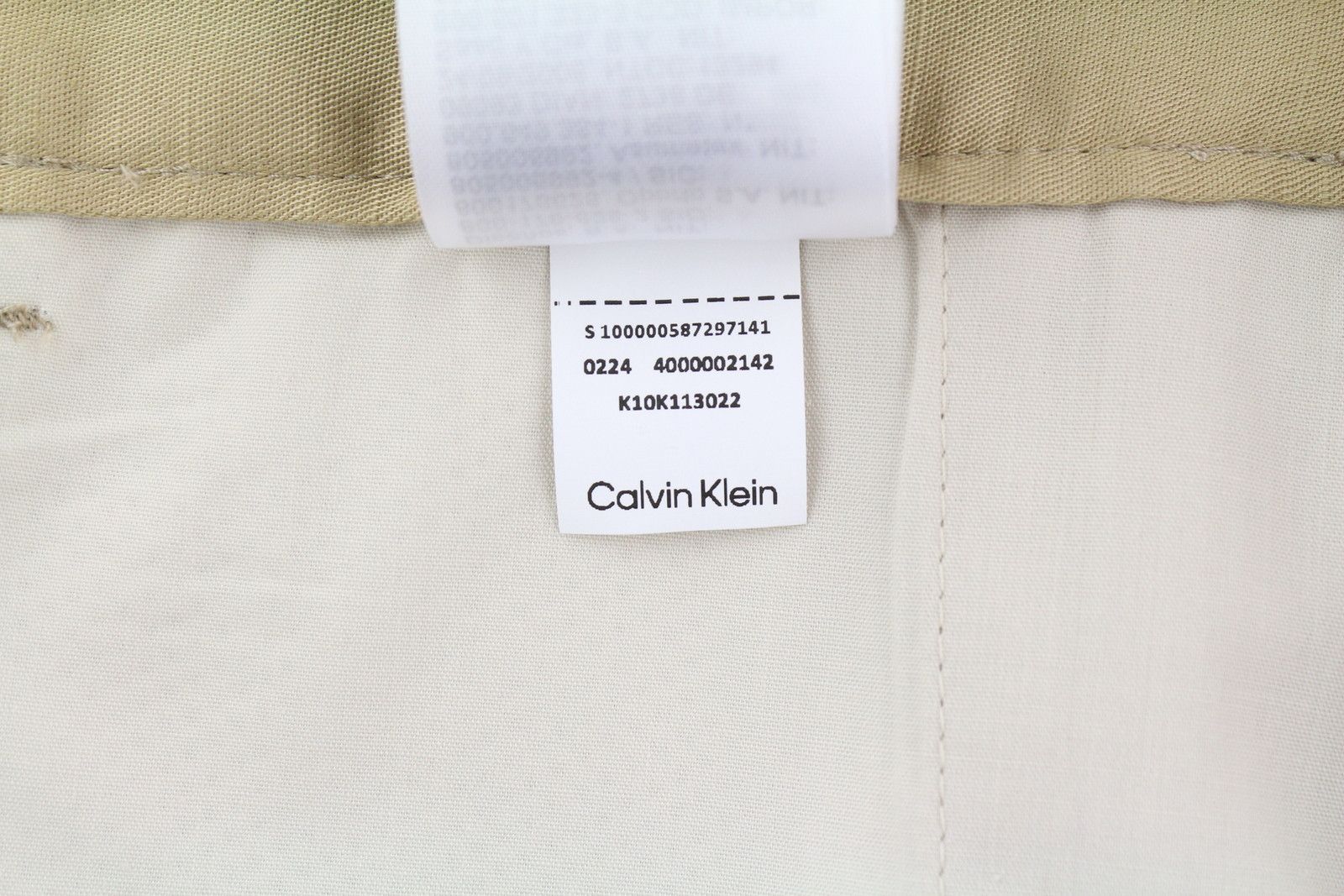 Calvin Klein DYED TENCEL TAPERED W34/L32 Brown Linen Trousers 85157 Size US 34 / EU 50 - 10 Thumbnail
