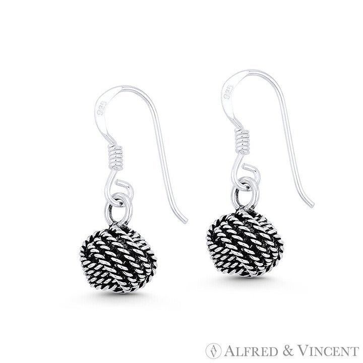 Other Love Knot Charm Twist-Rope-Detail Earrings Size ONE SIZE - 1 Preview