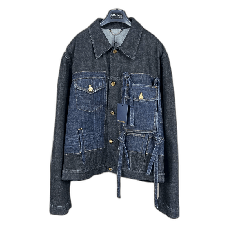 Louis Vuitton Louis Vuitton Embossed Logo Denim Jacket-2506 Size US XXL / EU 58 / 5 - 1 Thumbnail