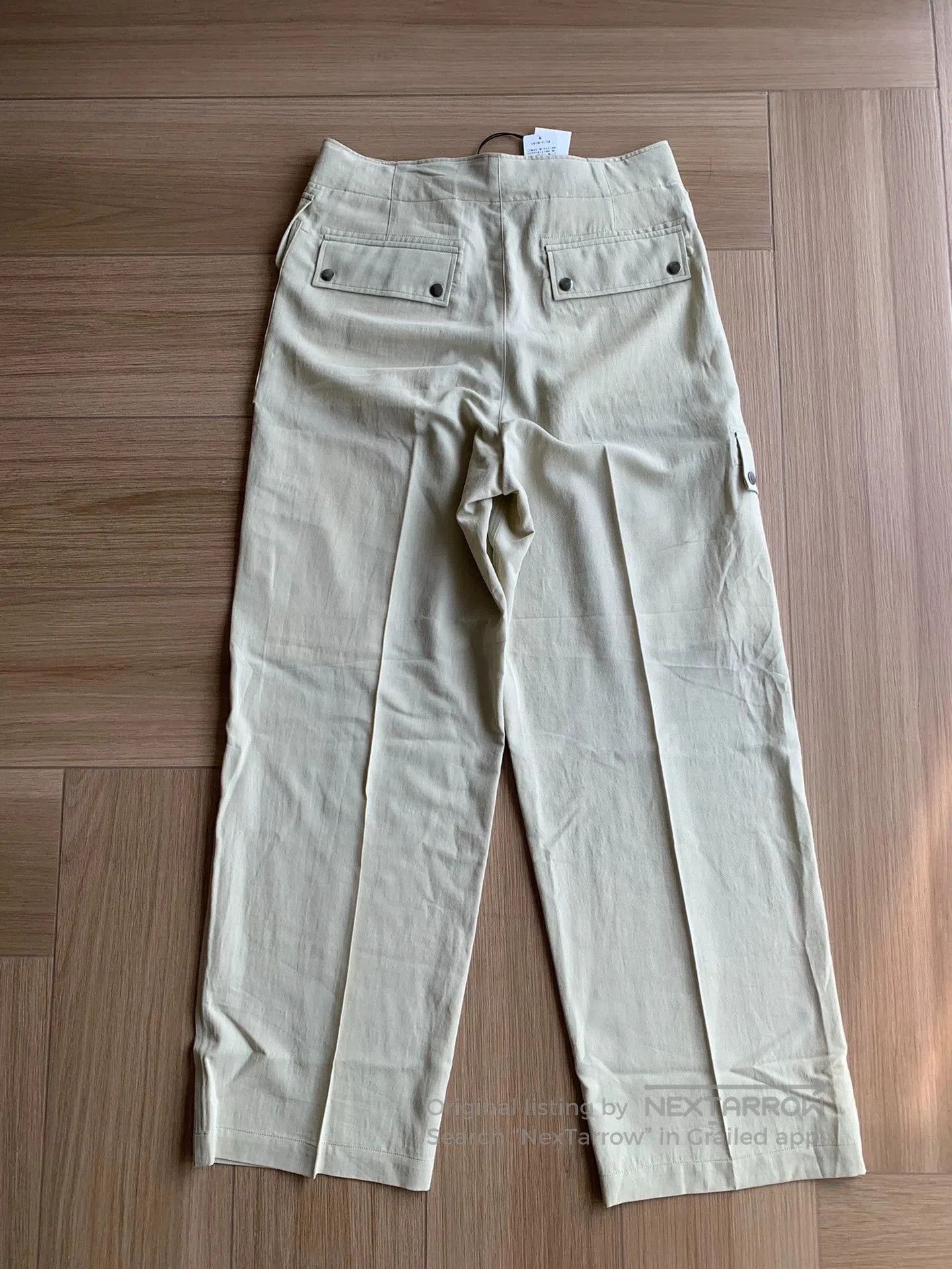 Auralee Beige Cargo Casual Pants. Size US 36 / EU 52 - 2 Thumbnail