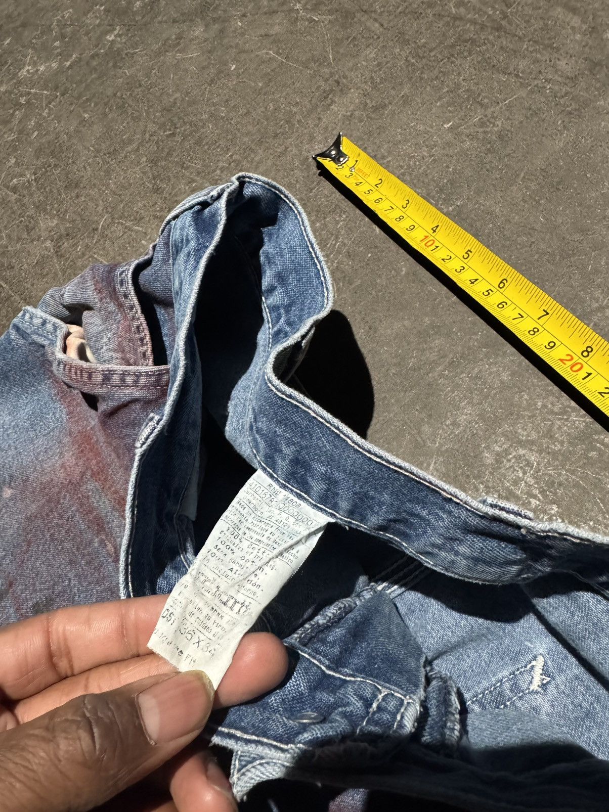 Carhartt × Vintage Vintage Distressed Carhartt Denim Carpenter Jeans Size 36x34 Size US 36 / EU 52 - 9 Thumbnail