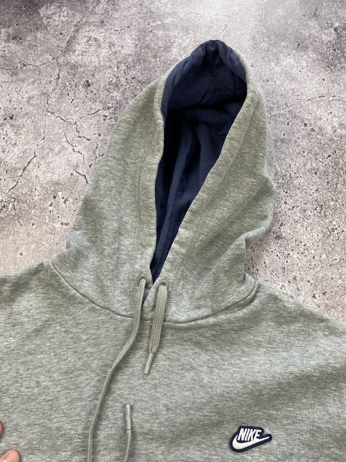 Japanese Brand × Nike × Vintage Nike Vintage Hoodie Big Logo Japanese Y2K Boxy Cropped Rare Size US L / EU 52-54 / 3 - 5 Thumbnail
