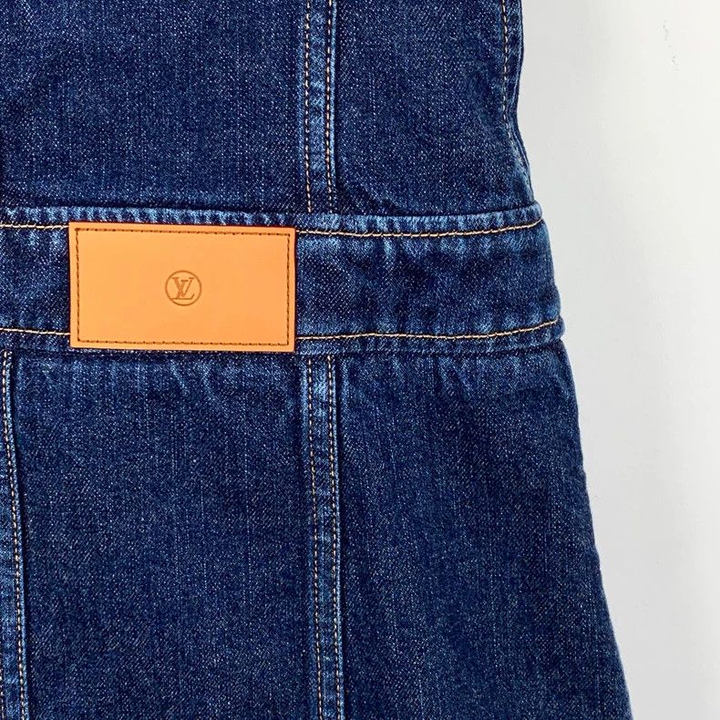 Louis Vuitton Louis Vuitton 23 denim dresses with dark blue pockets and Size XXS / US 00 / IT 34 - 6 Thumbnail