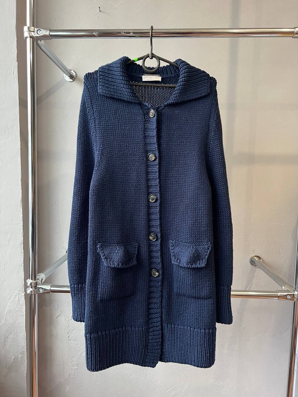 Total Luxury Spa $1600 RRP CRIMSON PARIS BY SCAGLIONE NAVY CLASSIC CARDIGAN L Size L / US 10 / IT 46 - 2 Thumbnail