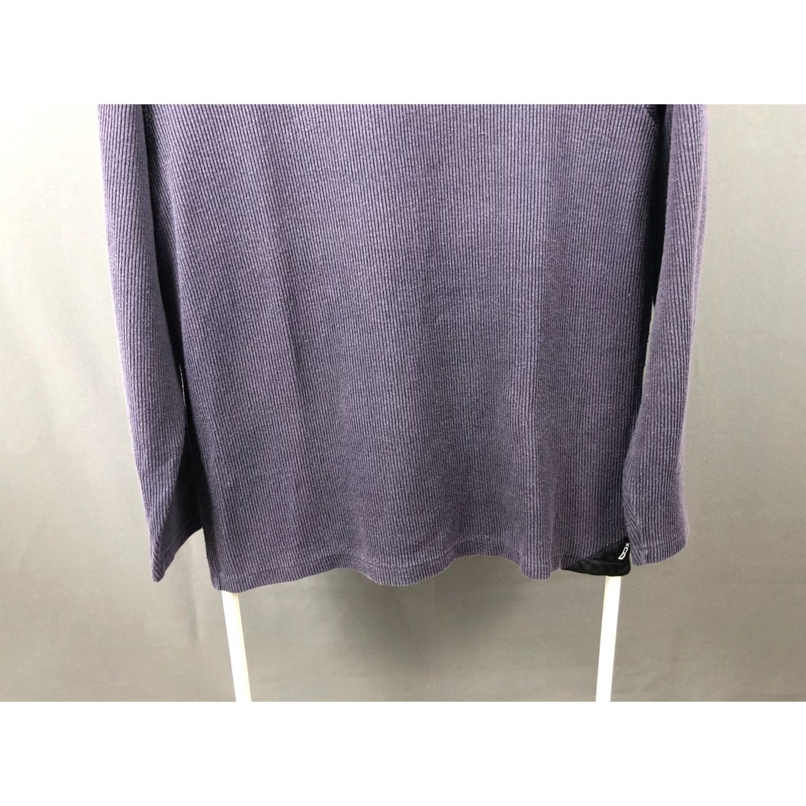 Vintage Boneville Polo Shirt Long Sleeve Dark Blue Men's Cotton Ribbed Texture Classic Size US M / EU 48-50 / 2 - 7 Thumbnail