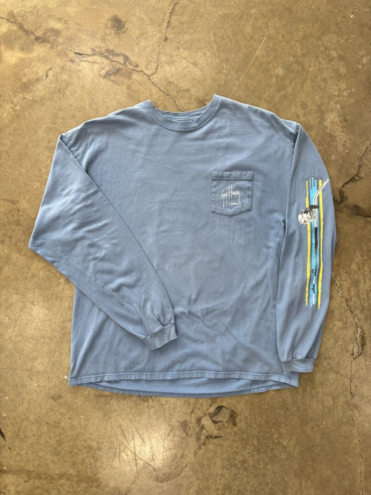 Guy Harvey Guy Harvey Fish Pocket Ling Sleeve Tee XL Size US XL / EU 56 / 4 - 3 Thumbnail