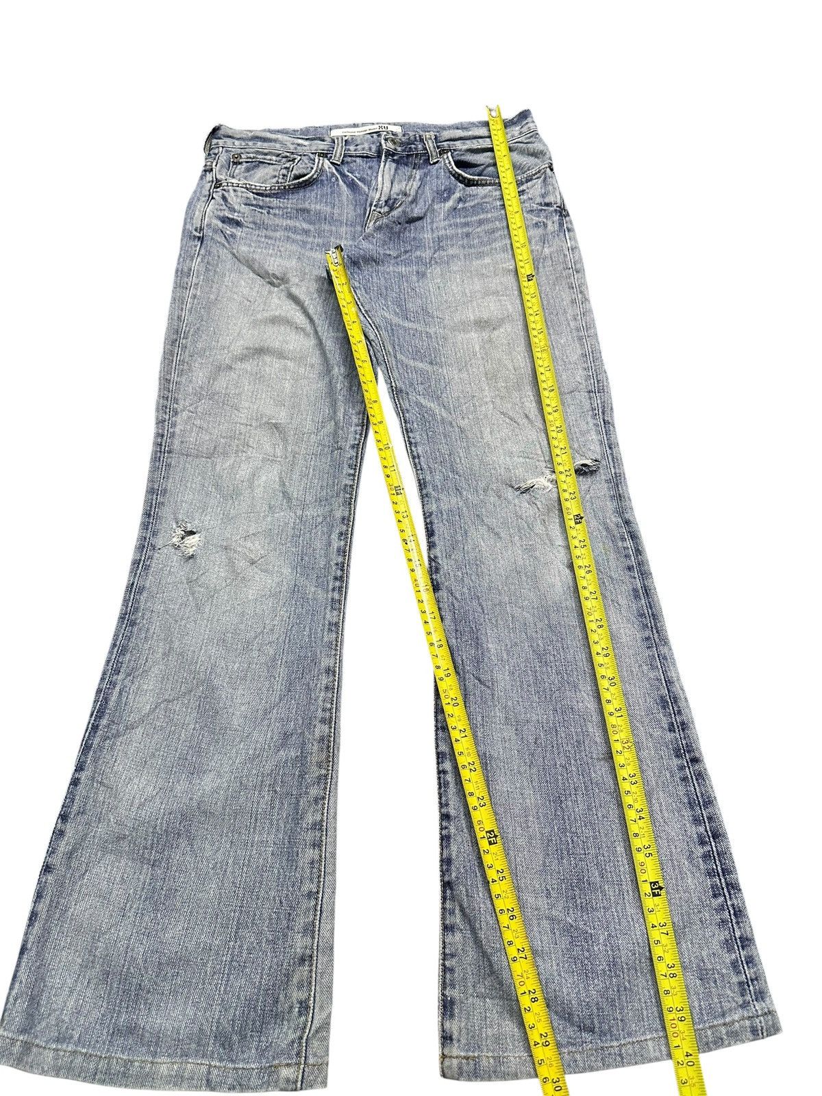 Edwin Vintage Edwin XV Distressed Wideleg Style and Faded Wash Size US 32 / EU 48 - 11 Thumbnail