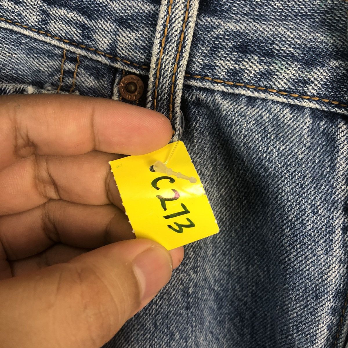 Levi's DL Levis 501 Blue jeans Denim Pants #C273 Size US 32 / EU 48 - 9 Thumbnail
