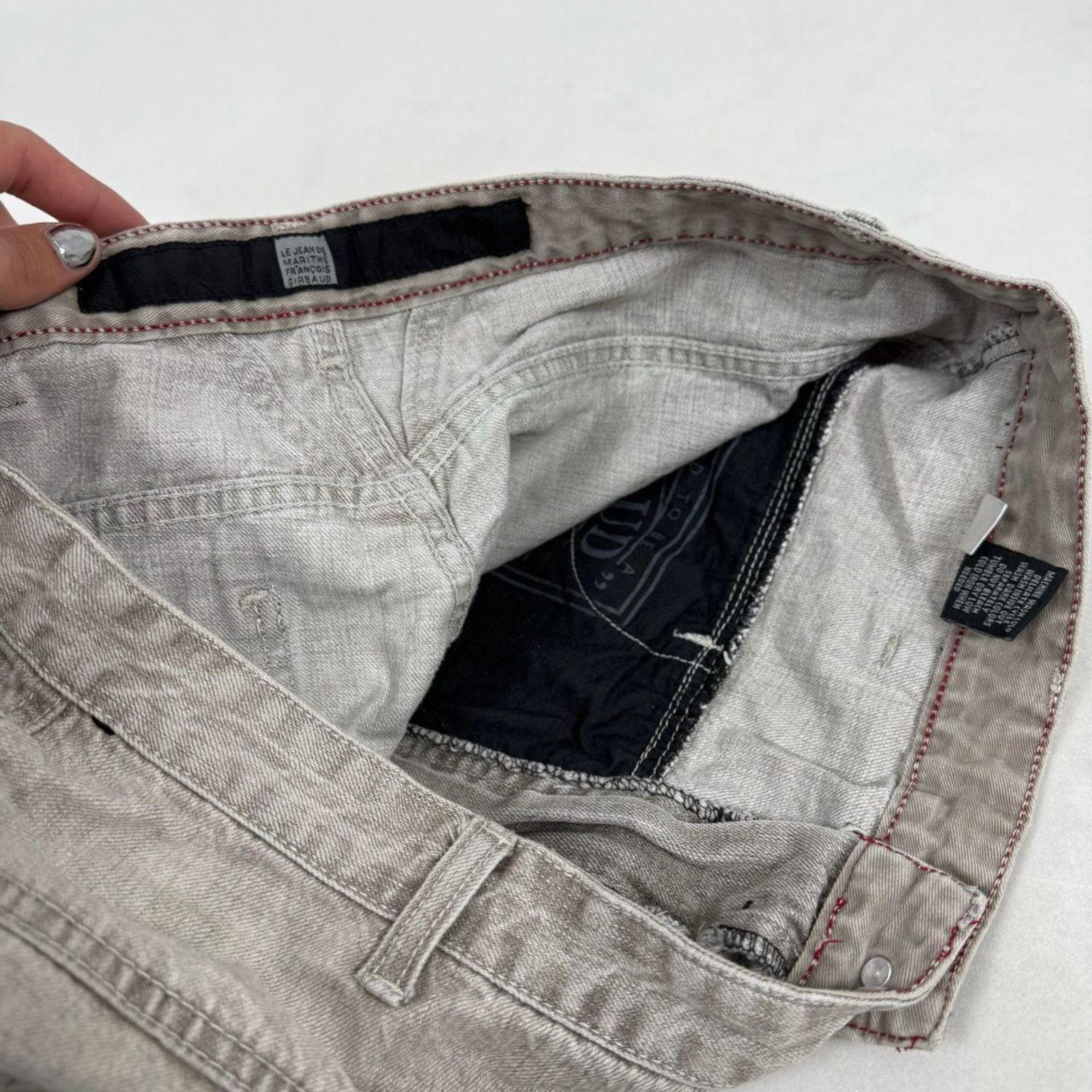 Japanese Brand × Marithe + Francois Girbaud × Vintage Vintage y2k marithe francois girbaud baggy wide leg jeans Size US 36 / EU 52 - 6 Thumbnail