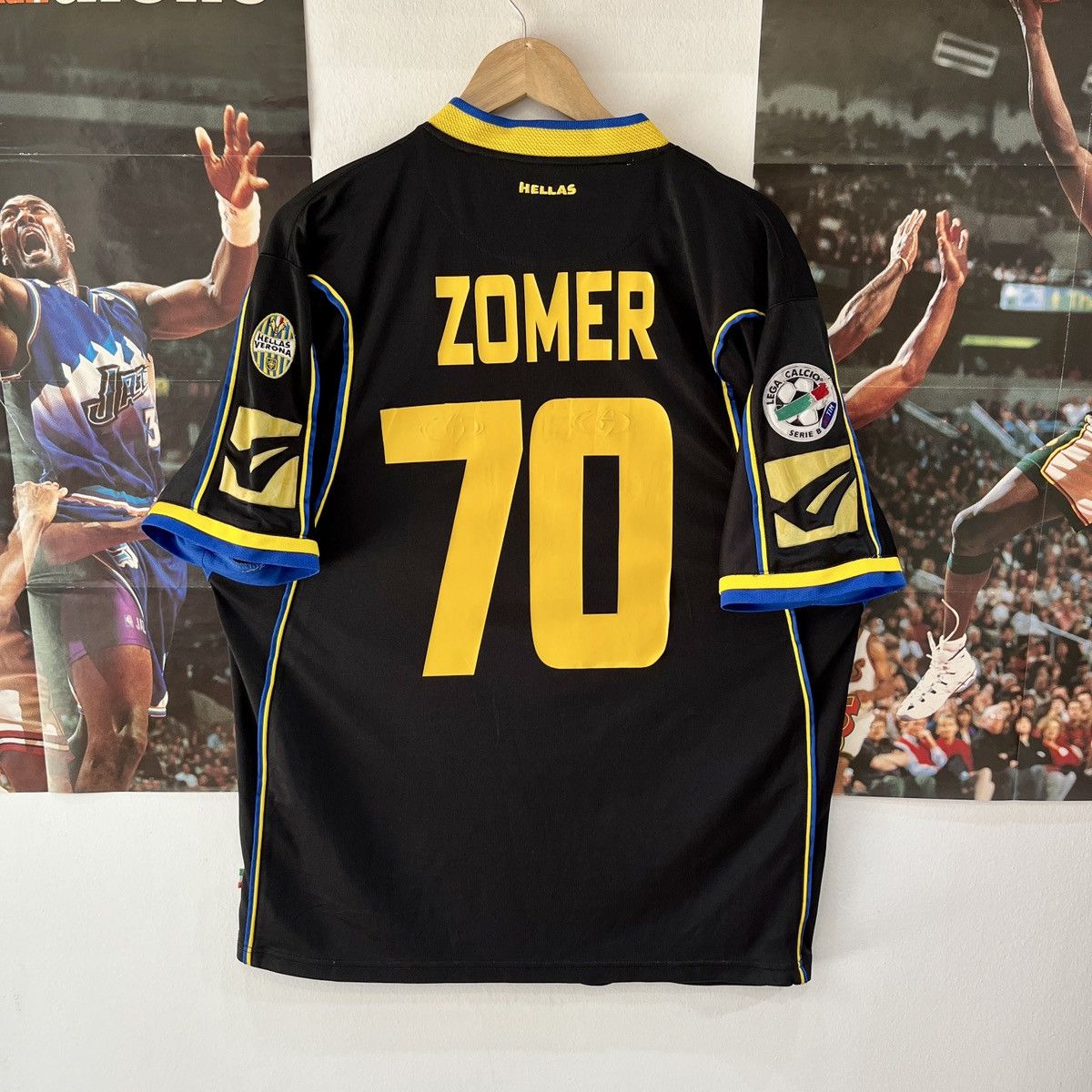 Vintage Hellas Verona 2003-04 Third Match Worn/Player Issue