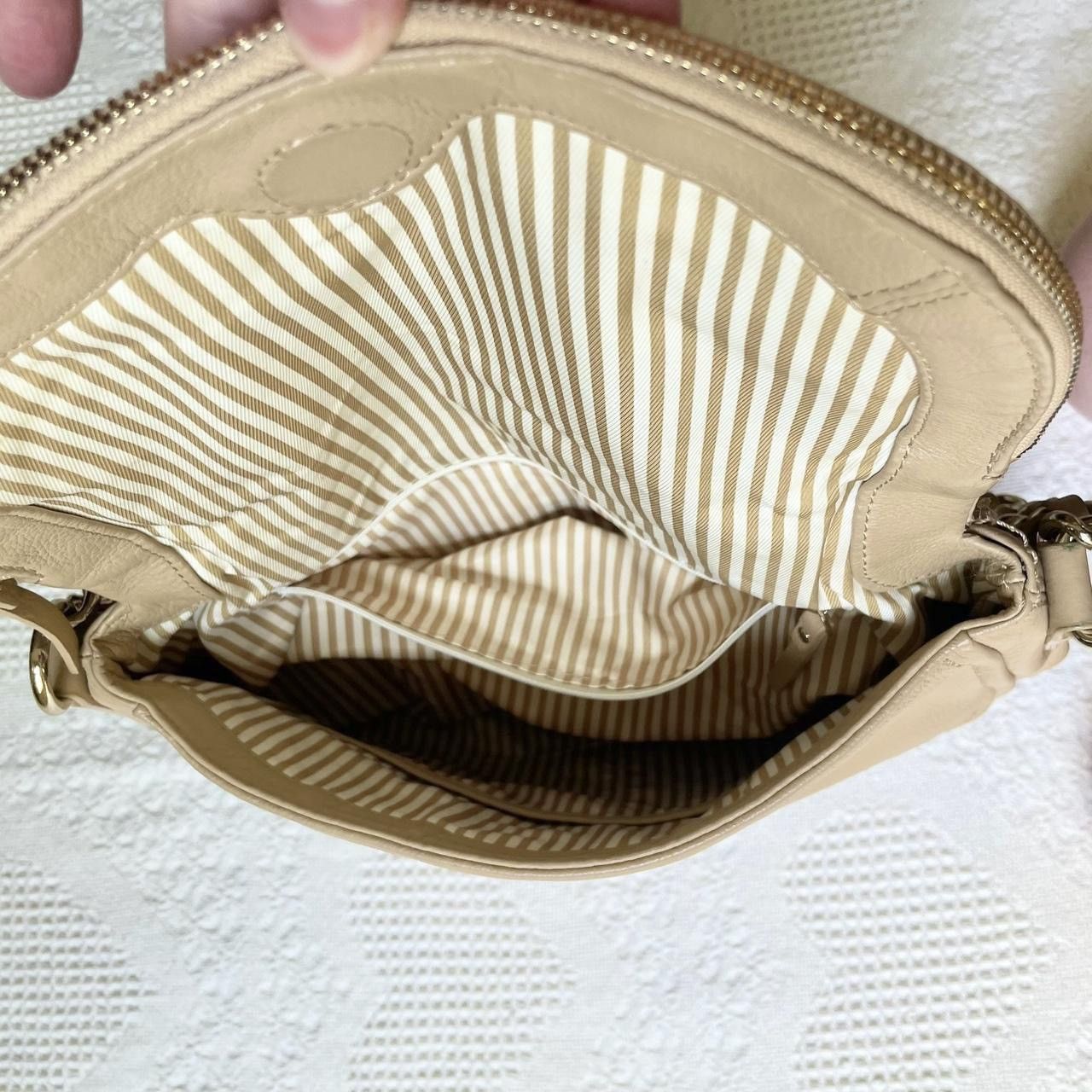 Kate Spade Kate Spade Purse Bag Beige Gold Pebbled Leather Cobble READ Size ONE SIZE - 6 Thumbnail