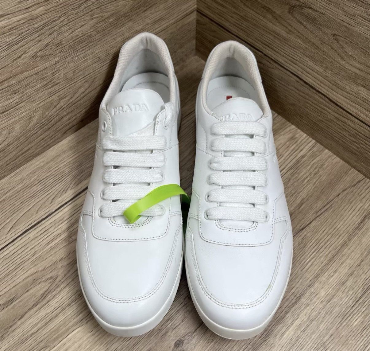 Prada Prada White Sneakers J41 Size US 8 / EU 41 - 2 Thumbnail