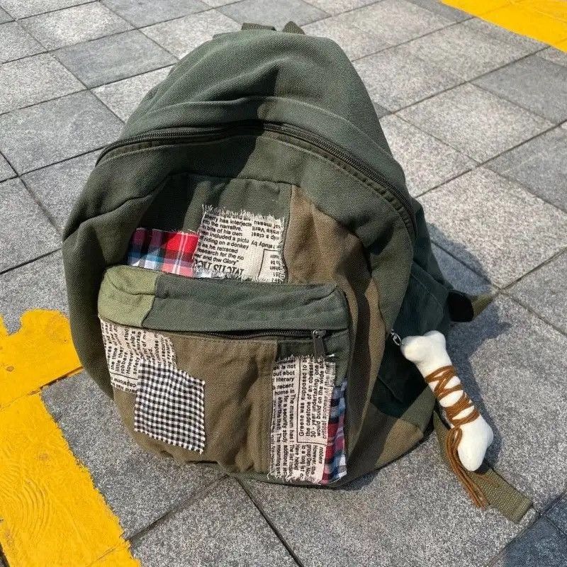 Japanese Brand Classic Simple Backpack Size ONE SIZE - 3 Thumbnail