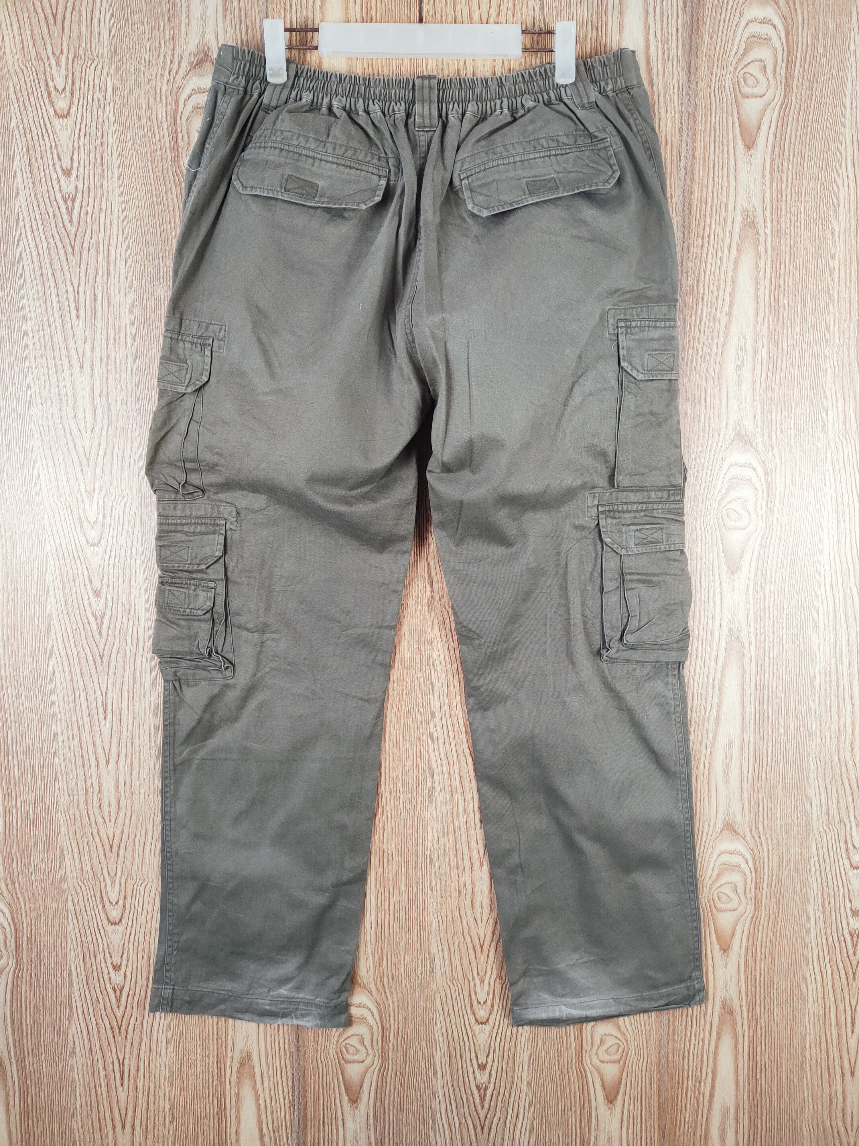 Japanese Brand Japan utility Olive Multipocket Tactical Cargo Pants #W079 Size US 33 - 7 Thumbnail