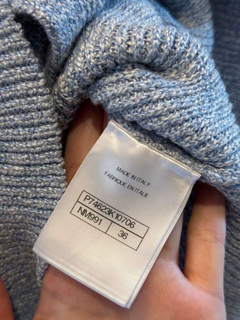 Chanel Chanel 23P light blue knitted cardigan coat Size XS / US 0-2 / IT 36-38 - 5 Thumbnail