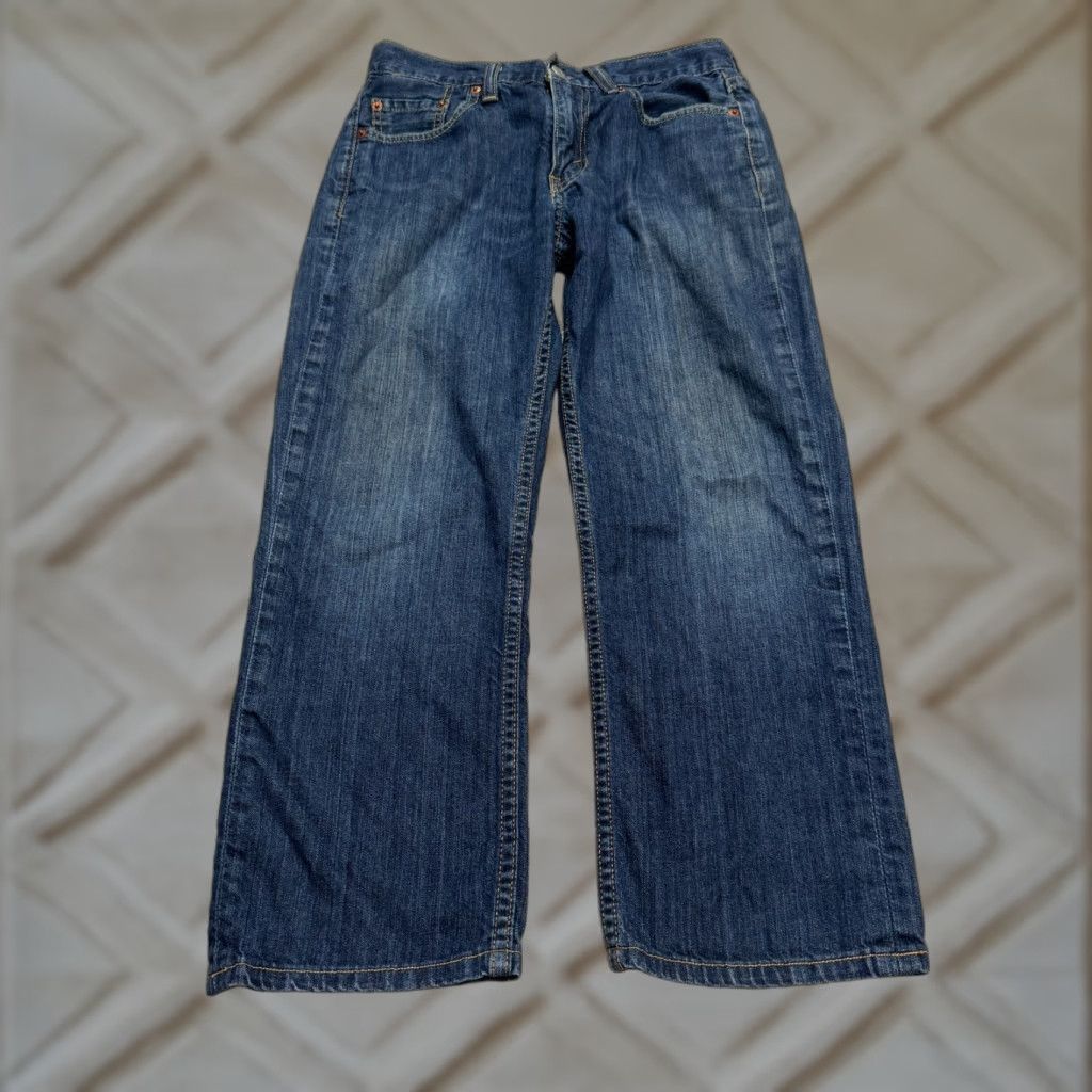Levi's Levi's 514 Denim Jeans Mens 29x30 Straight Leg Medium Wash Blue Casual Streetwear Mens Bay Size US 29 - 1 Thumbnail