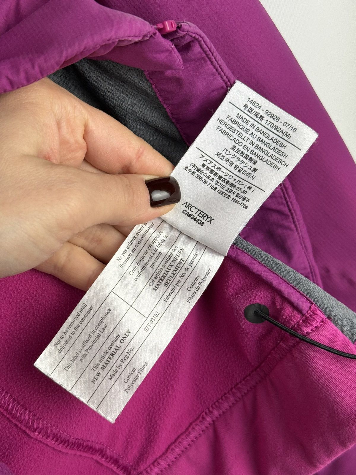 Arc'teryx Arcteryx Outdoor Nylon Atom LT Full Zip Windbreaker Jacket Size M / US 6-8 / IT 42-44 - 14 Thumbnail